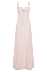 Saira Chiffon Maxi Dress - Powder Pink